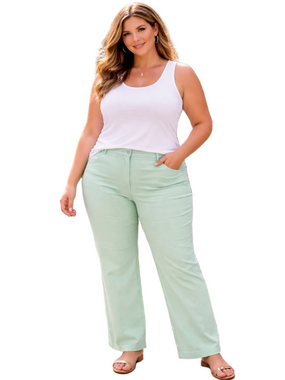 A New Day Mint Green Stretch jean pants